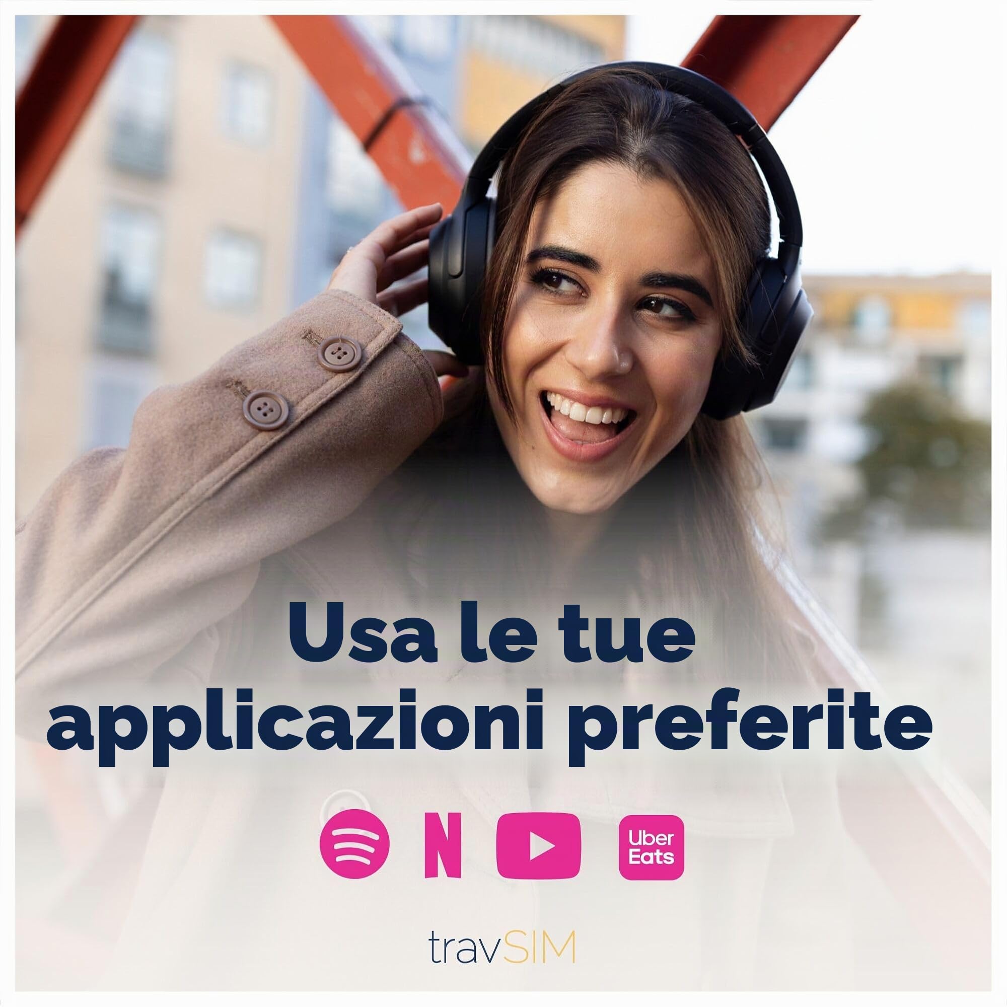travSIM SIM USA | Rete T-Mobile | Dati, chiamate e SMS illimitati negli USA | La Telefono USA e Getta funziona su dispositivi iOS e Android | SIM Americana 14 Giorni