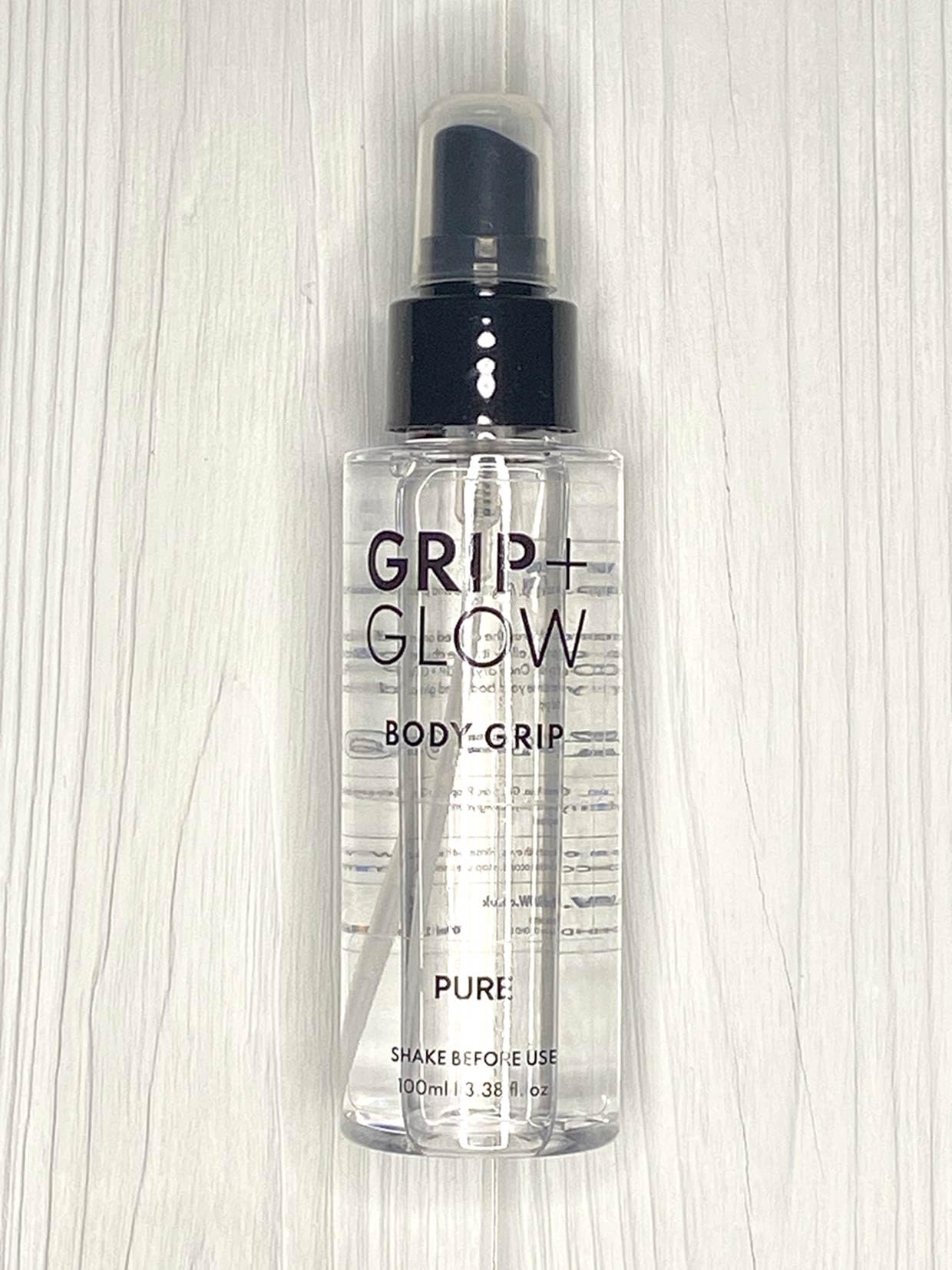 Grip + Glow Body Grip – Pure – 100ml – Moisture-Locking Body Grip for Pole Dance & Fitness – For Dry Skin – Vegan, Cruelty-Free