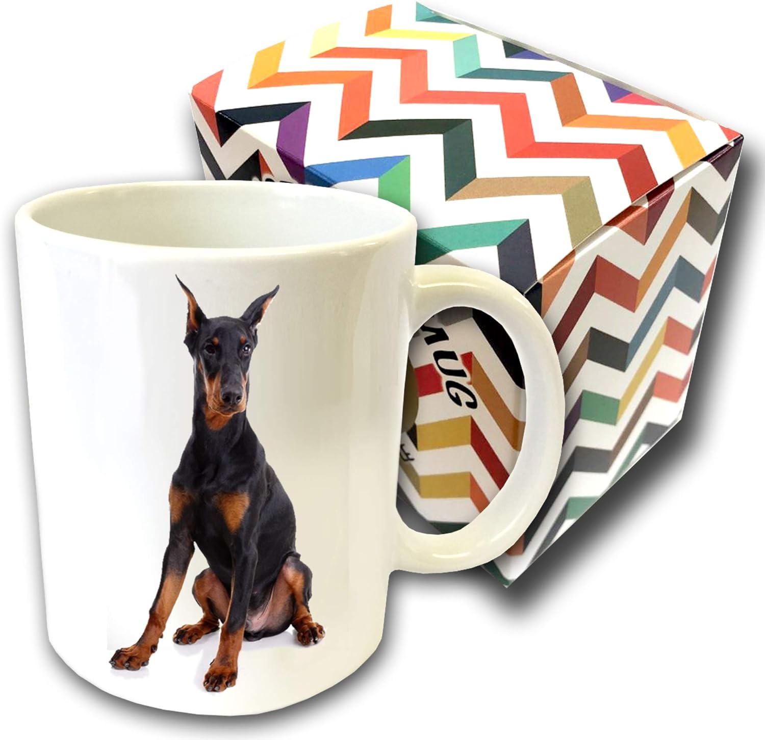 doberman mug