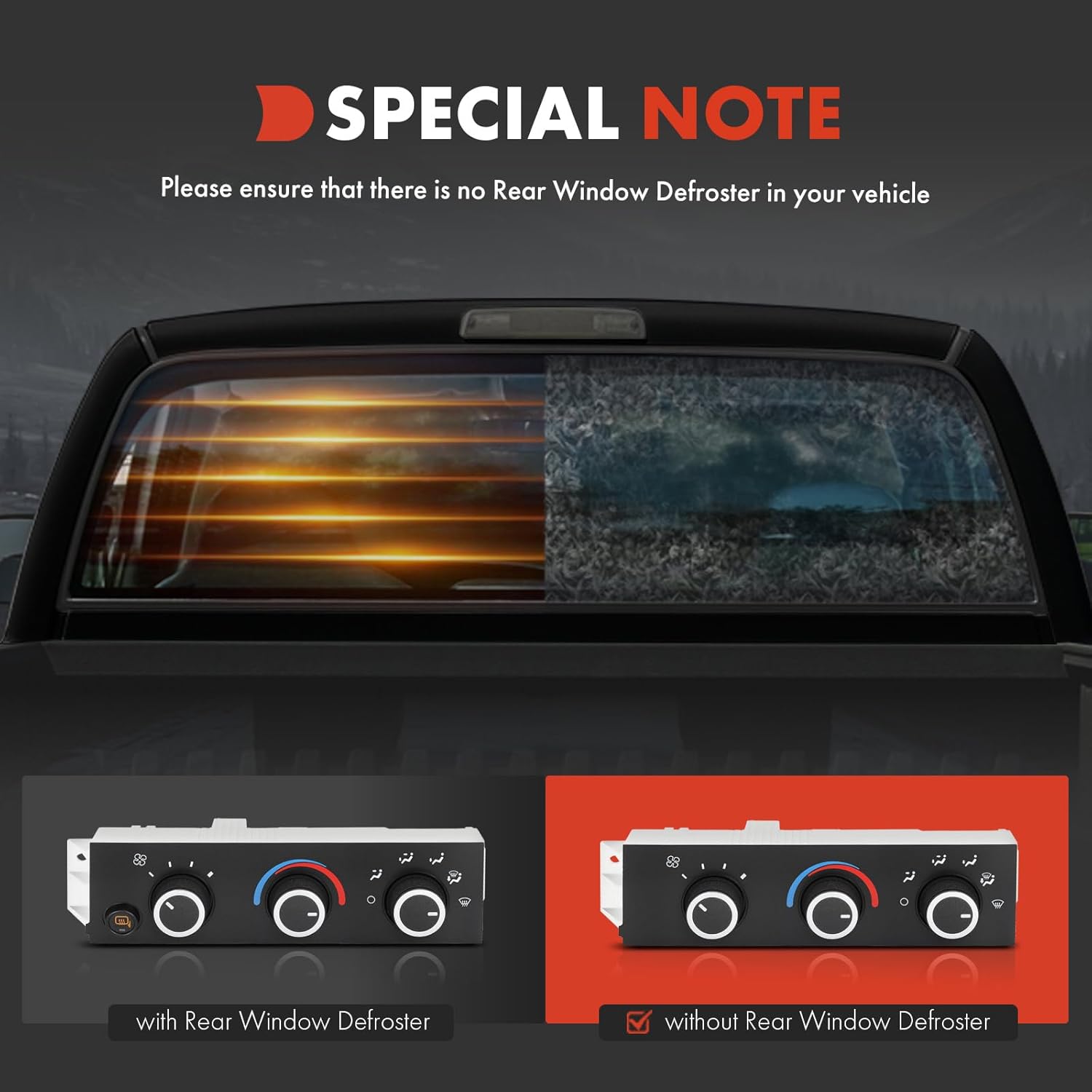 A-Premium A/C Heater Climate Control Panel Module Compatible with Chevrolet & GMC Vehicles - 2001-2014 Express Savana 1500, 2001-2024 Express Savana 2500 3500, 2022-2024 Express Savana 4500