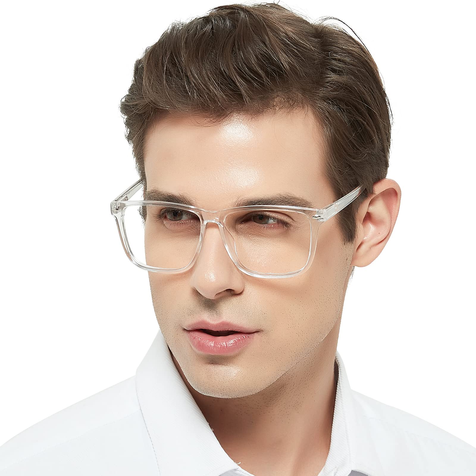MARE AZZURO Oversized Bifocal Reading Glasses Men Blue Light Blocking Readers 1.0 1.25 1.5 1.75 2.0 2.25 2.5 2.75 3.0 3.5