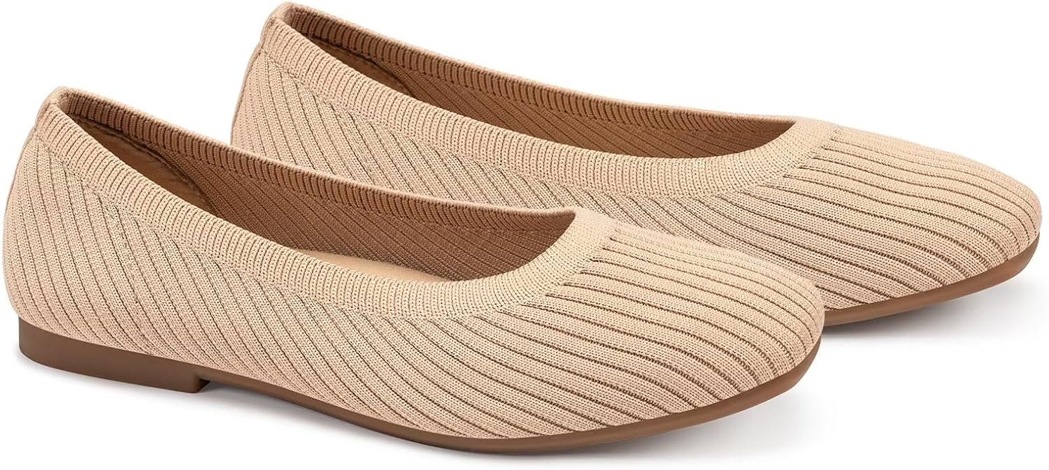 Frank Mully Women's Flats Square Toe Flats Comfortable Slip on Washable Ballet Flats Shoes for Women Dressy Work - Image 2