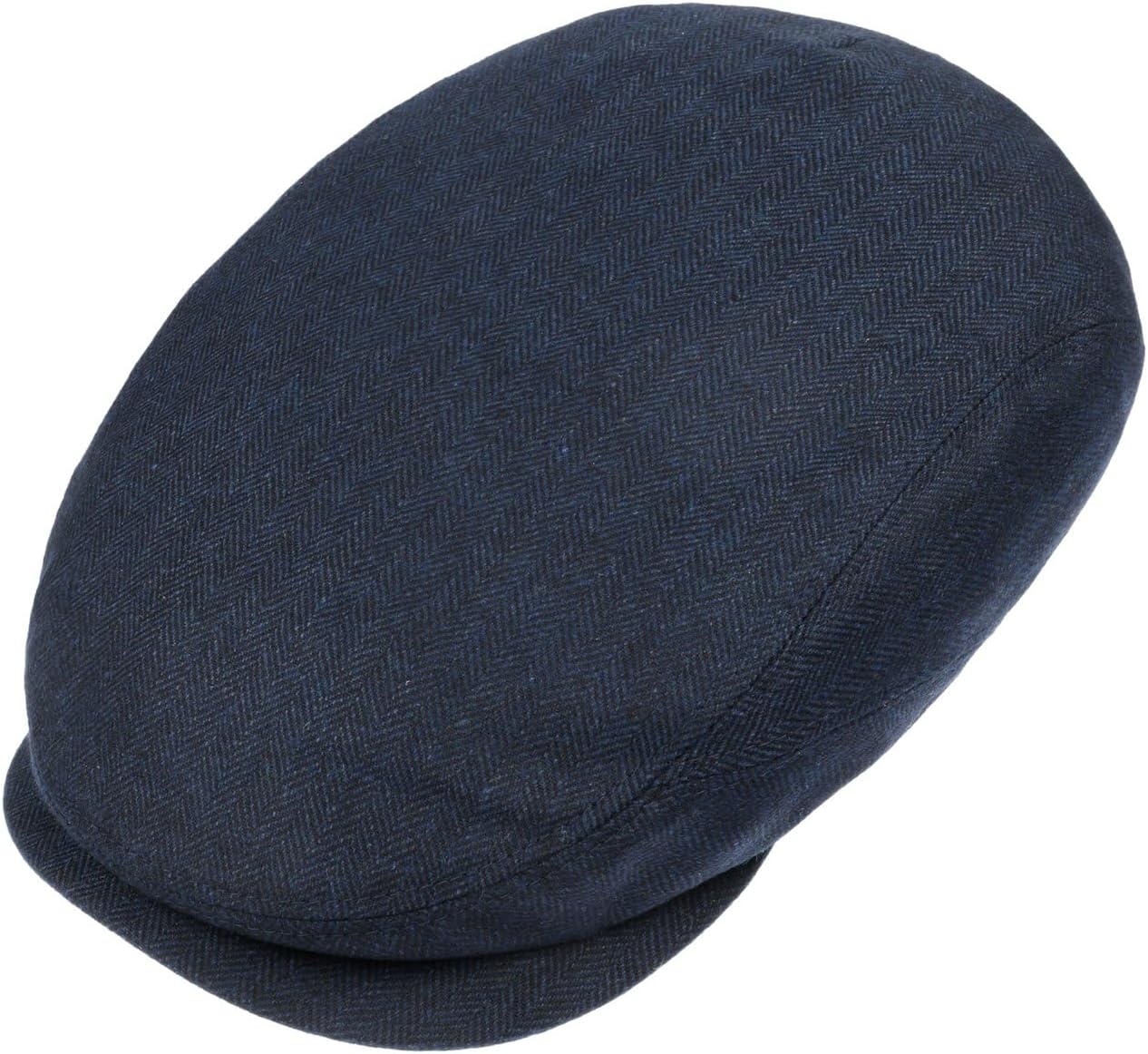 Stetson Chester Flat Cap Made in Germany Wool Silk Cashmere Houndstooth Men Autumn Winter