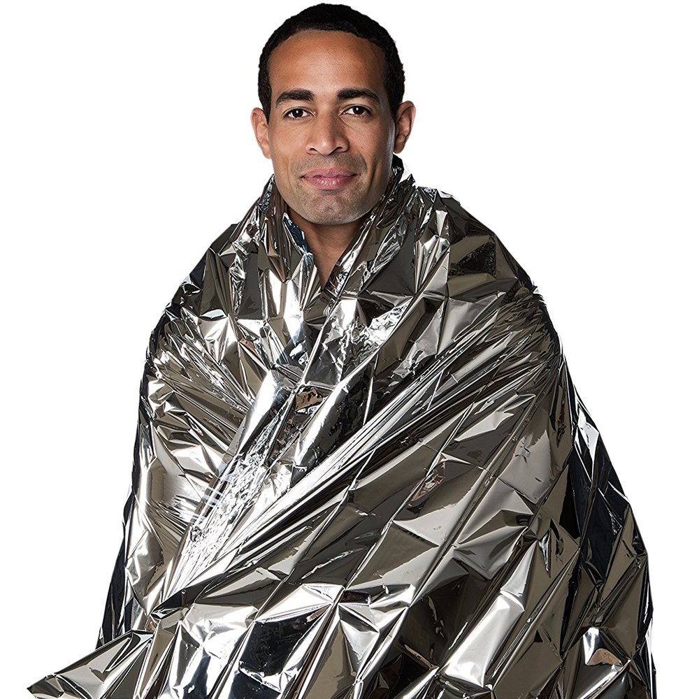 MIXIAO Emergency Thermal Blankets, Survival Reflective Thermal First