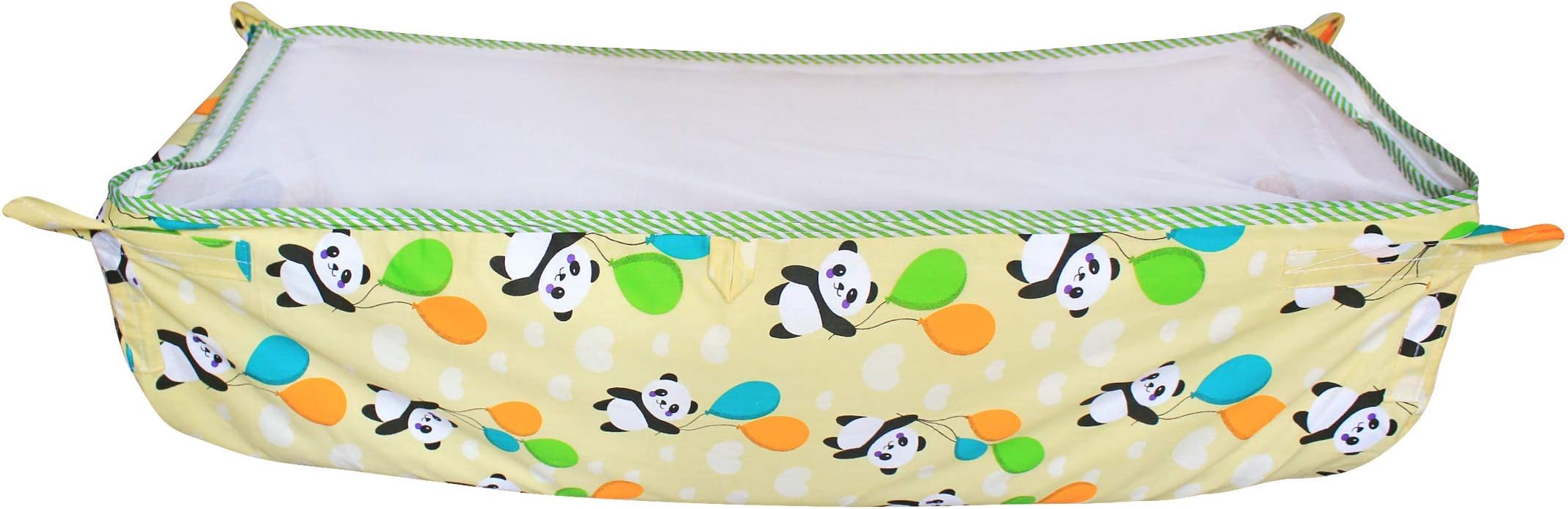 Soft Cloth Baby Swing, Cradle Cover, Ghodiyu, Khoya, Palana, Hammock with Mosquito Net (Blue, Heavy Cotton)