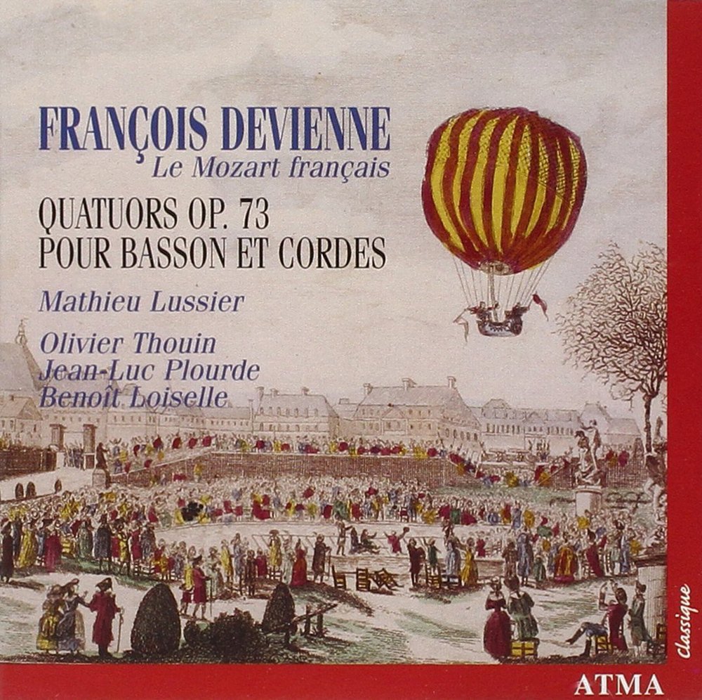 Devienne: Bassoon Quartets, Op. 73 [Audio CD] F. Devienne; Mathieu Lussier; McConnell Gagliano; Beno t Loiselle; Benoît Loiselle; Jean-Luc Plourde; Olivier Thouin and François Devienne