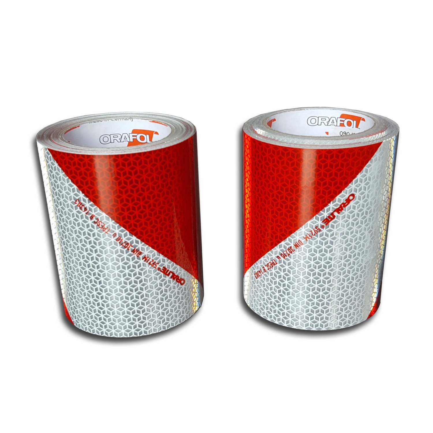 Oralite 5921 cm Car Warning Mark 9 m x 141 mm Set of 2 Spools (1x Left, 1x Right) DIN 30710 Orafol