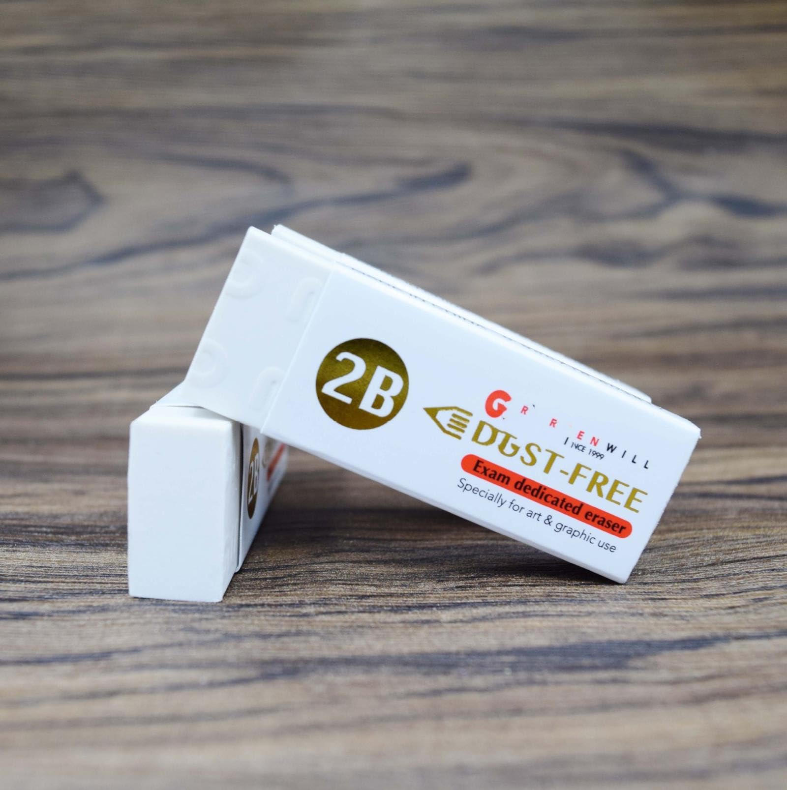 Amazon | 10個 - シンプルなピュアホワイト 2B 消しゴム 破片なし