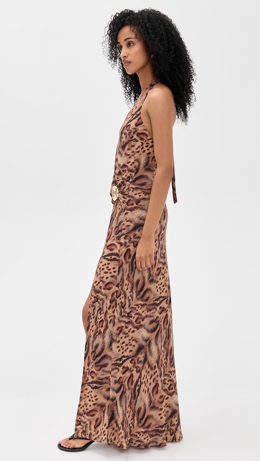 Women's Mabella Halter Maxi Dress - Image 4