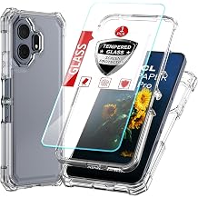 DpS for TCL NXTPAPER 70 Pro Case 3-in-1, with Screen Protector,NXTPAPER70 Pro Phone Case Full Body Protection,70PRO Hard PC Bumper & Silicone Back Military Grade Cover Clear, TCL NXTPAPER 70 Pro
