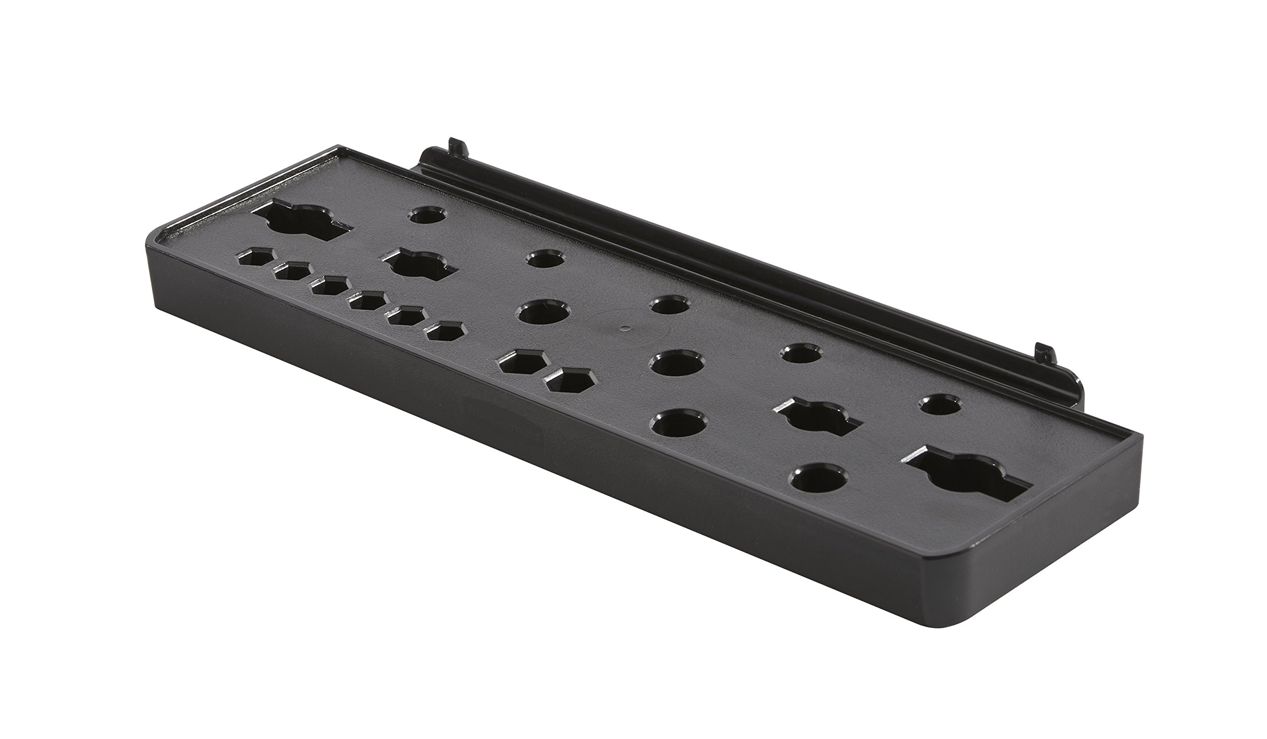 Rubbermaid FastTrack Wall Tool Tray (1960418), Black