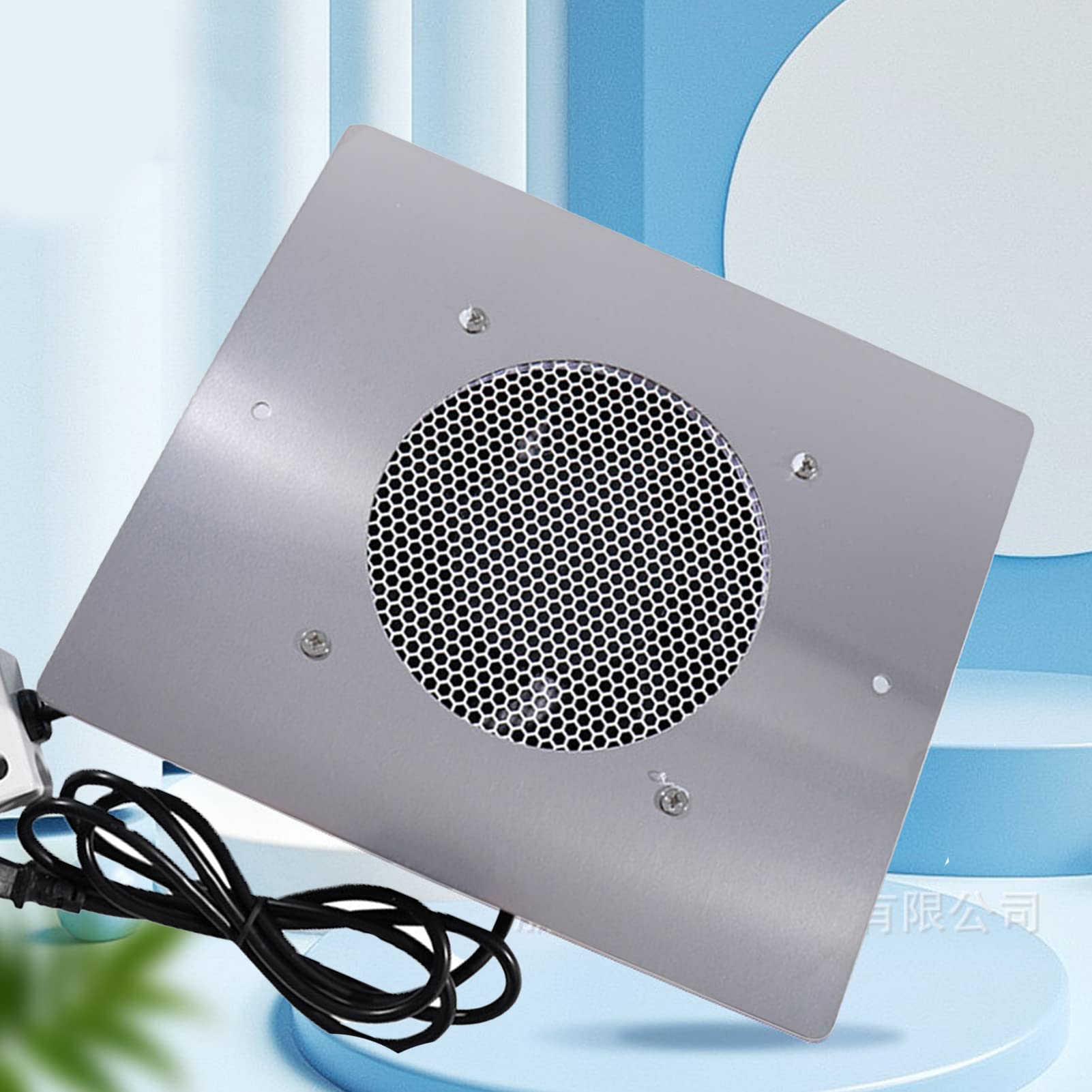 Aspiratore per Unghie Incorporato, Aspirapolvere per Unghie Professionale Desktop Integrato, Potente Aspiratore per Unghie a Basso Rumore da 60 W con Sacchetti per la Polvere per Salone di Bellezza, A