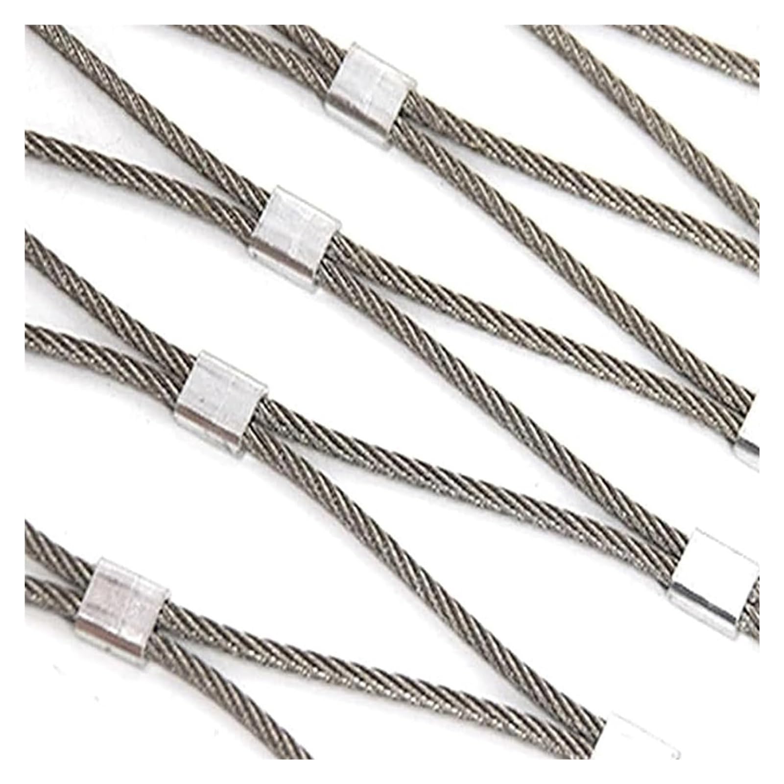 Corde en acier inoxydable 6 m : protection escalier anti-intempéries