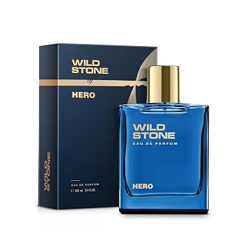 Wild Stone Hero Eau De Parfum | 3.38oz,100 ml | Luxury EDP Perfume for Men | Intense Long Lasting Premium Fragrance | 100% Liquid Scent