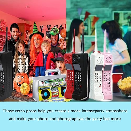 Miniatura 5 de Adorno retro de ladrillo para teléfono celular, accesorio de teléfono de los años 80 y 90, modelo de teléfono celular vintage, plantilla de teléfono