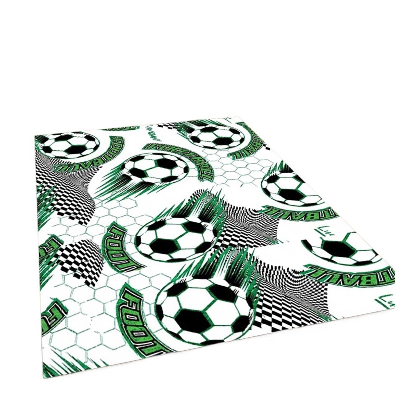 Tapis de zone football antidérapant résistant et lavable