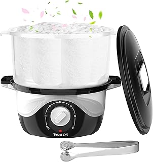 TASALON Mini calentador de toallas calientes para SPA, negro