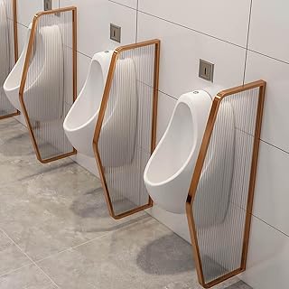Partición de Urinario, Partición de urinario 42 * 110 cm Deflector de urinario de baño público de montaje en pared, Pantalla de privacidad de urinario de baño simple y moderno Partición de inodoro, Pa