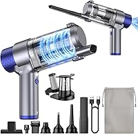 Vista 1 de JONYJ Handheld Car Vacuum Cleaner Cordless, 16000PA Hand Held Vacuum Portable, 2 in 1 Air Duster and Mini Vacuum Cleaner Rechargeable with Led