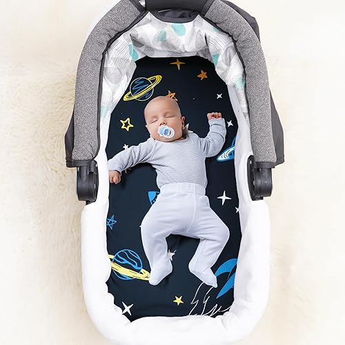 Miniatura 2 de david's kids Paquete de 3 sábanas de moisés, ultra suaves, transpirables, cómodas, juego de sábanas de bebé para niños y niñas, ajuste universal