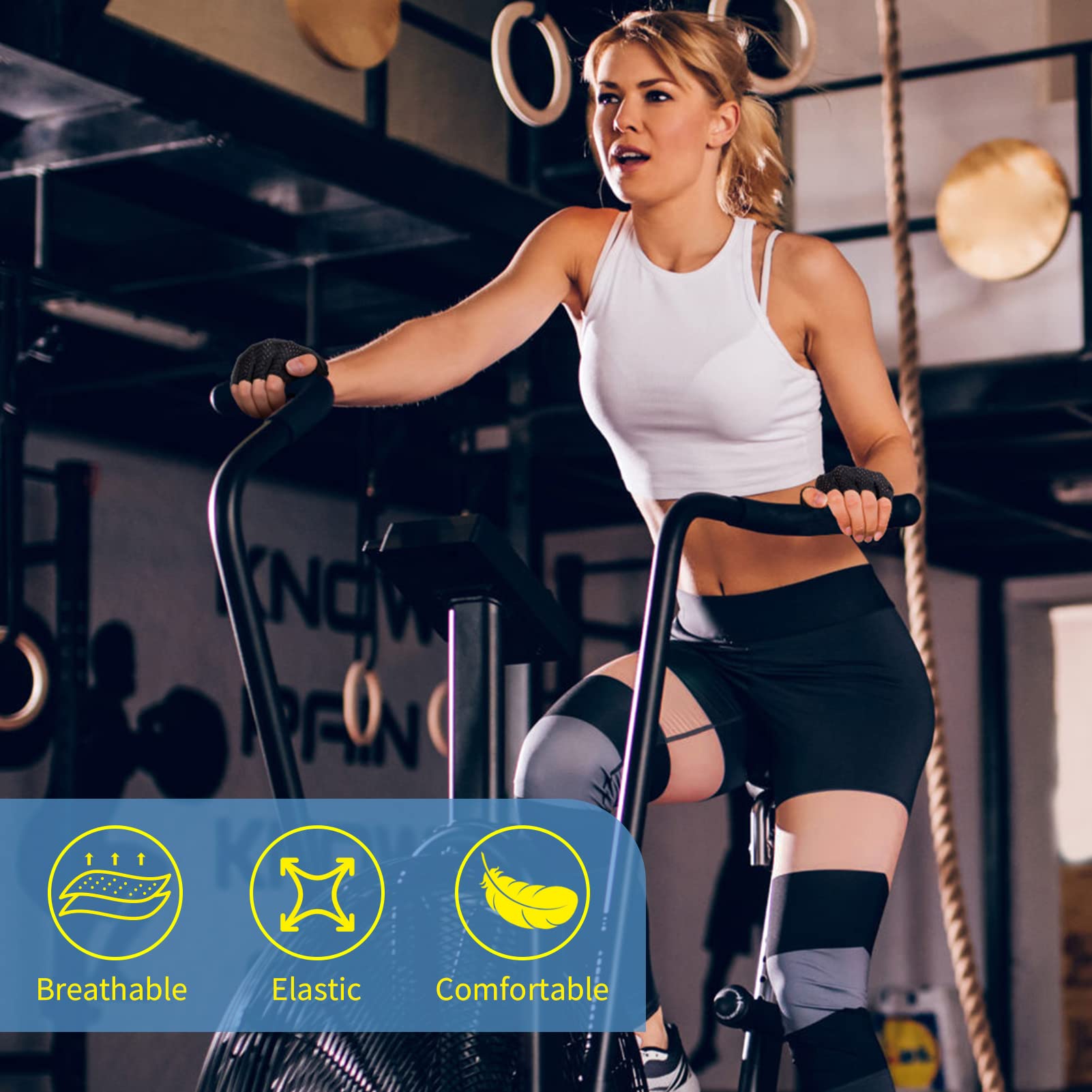 MELLIEX Guanti Palestra Professionale Nero Guanti Palestra Protezione Palmo Extra Grip Antiscivolo,Perfetti per Sollevamento Pesi, Bodybuilding, allenamento per Uomini e Donne