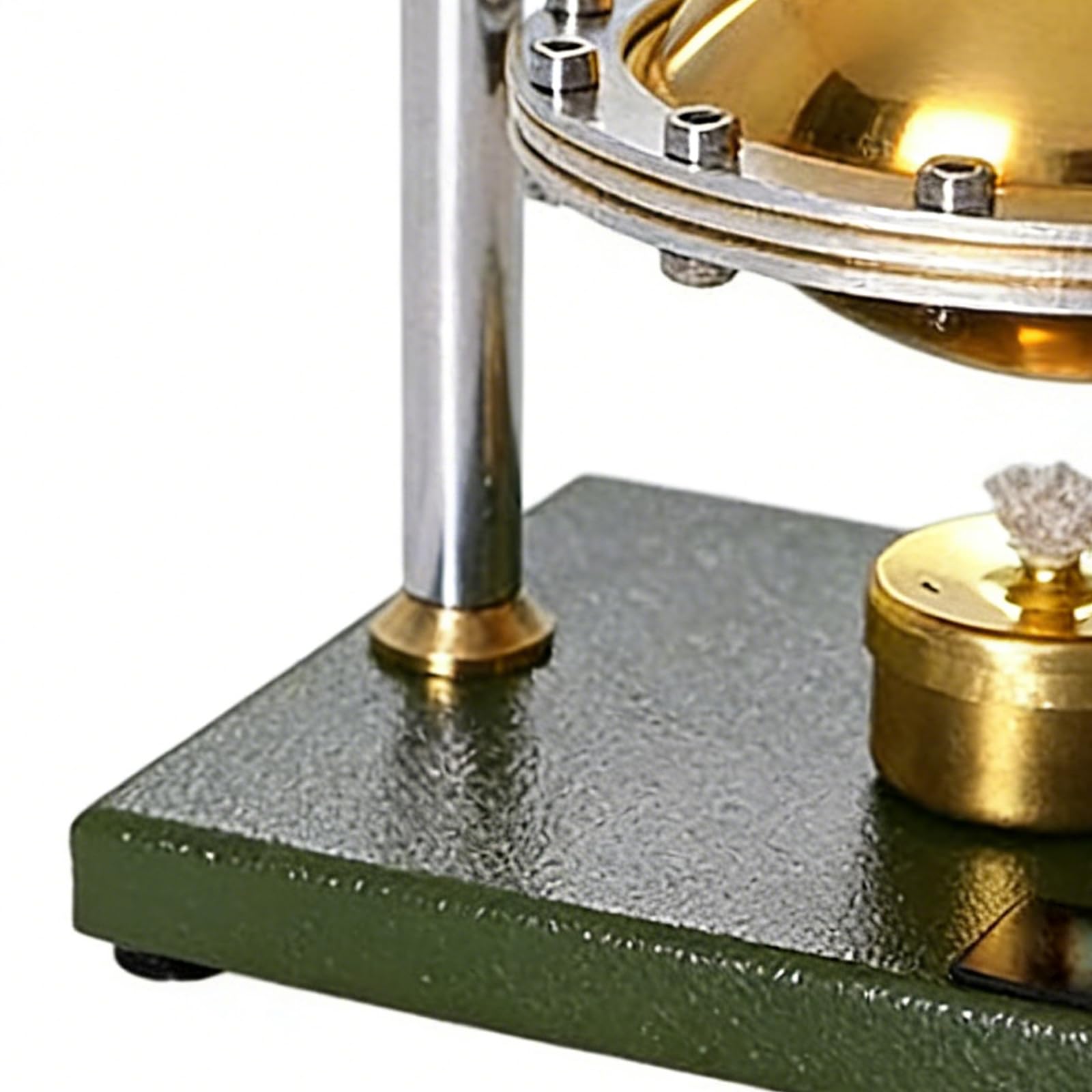 Zusammenbau einer Dampfmaschine, fliegende Untertasse, Modell aus Metall, Dampfmaschinenmodell, Physik Lehrhilfe für die Demonstration Klassenzimmer, einfache