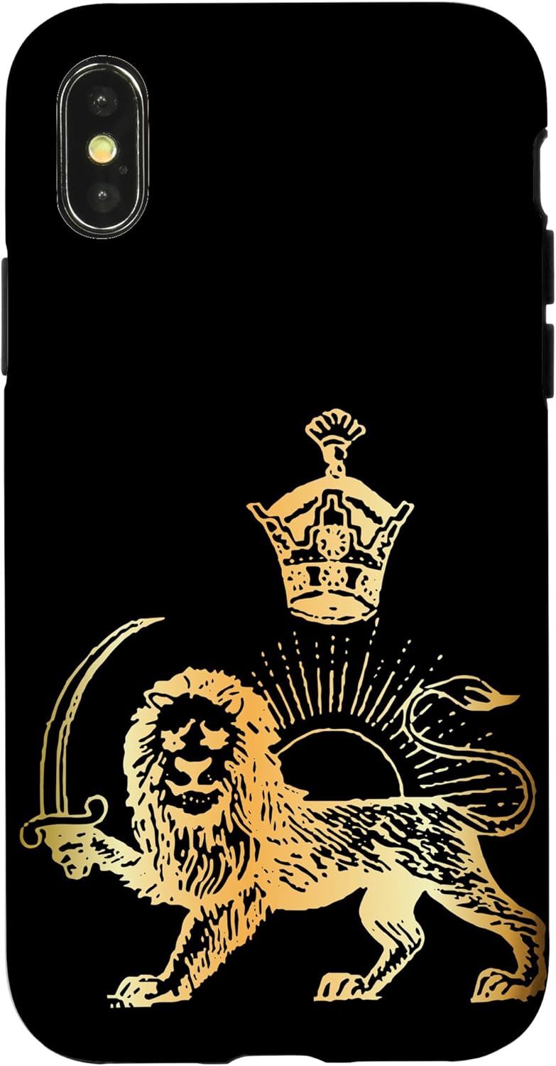 Persian Flag Iranian Lion Sun and Crown Iran Persia Case for iPhone 12 mini