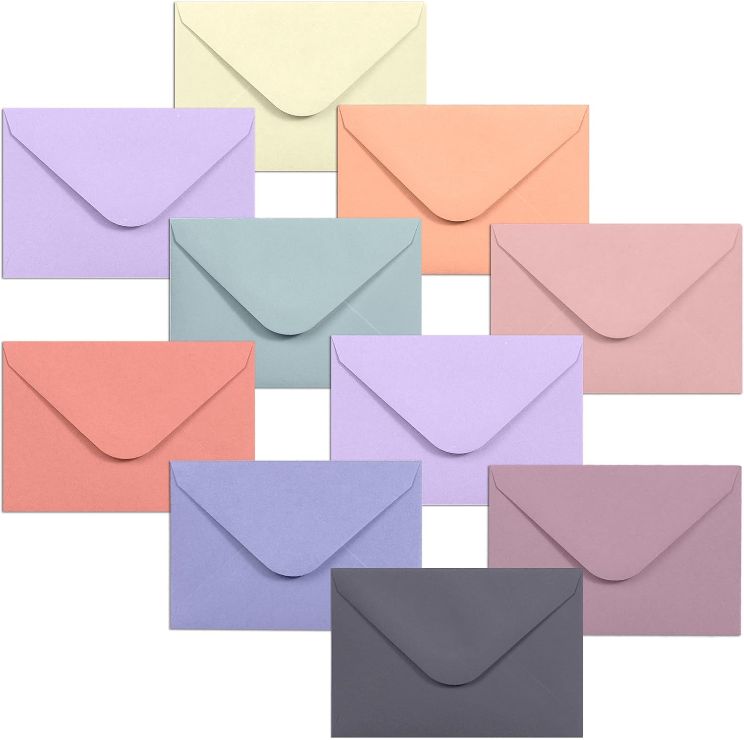 MATICAN 100-Count Mini Envelopes - Paper Business Card Envelopes, 10 Pastel Colors, 4 x 2.7 Inches - Image 7