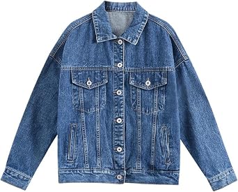 Ladies Korean Style Retro Casual Denim Jacket for Spring and Autumn