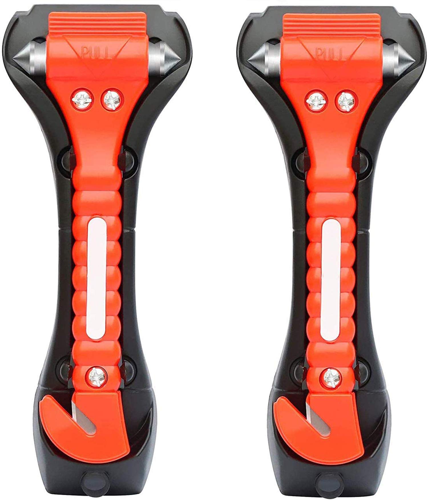 DELFINO Car Emergency Escape Window Break Hammer, Safety Seat Belt Cutter Tool Car Auto Safety Hammer Window Break Hammer Safety Seat Tool Tech Emergency Hammer Seat Belt Cutter