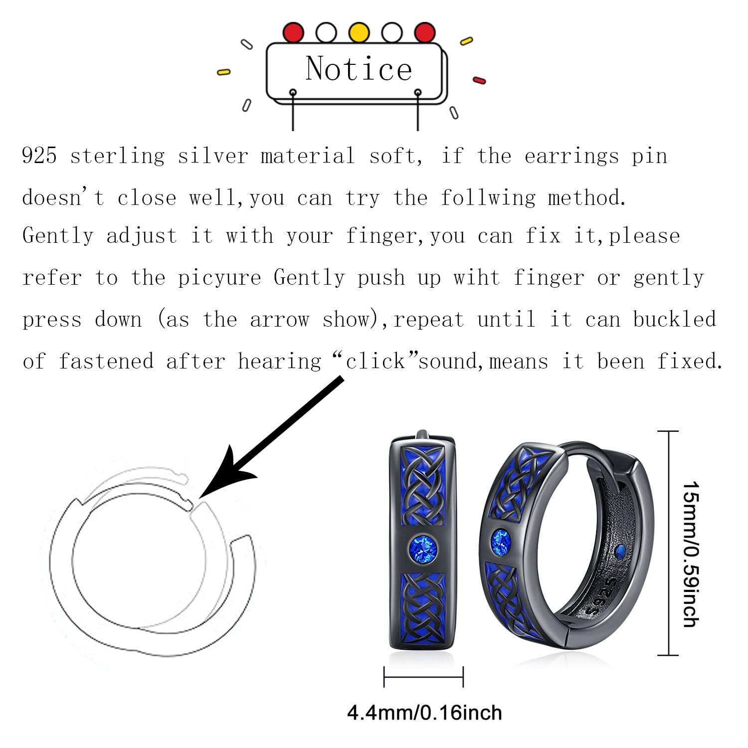 Wikinger Ohrringe Herren 925 Sterling Silber Nordische Wikinger Ohrringe Creolen Viking Rune Ohrschmuck Schmuck Weihnachts Geschenke für Damen Herren