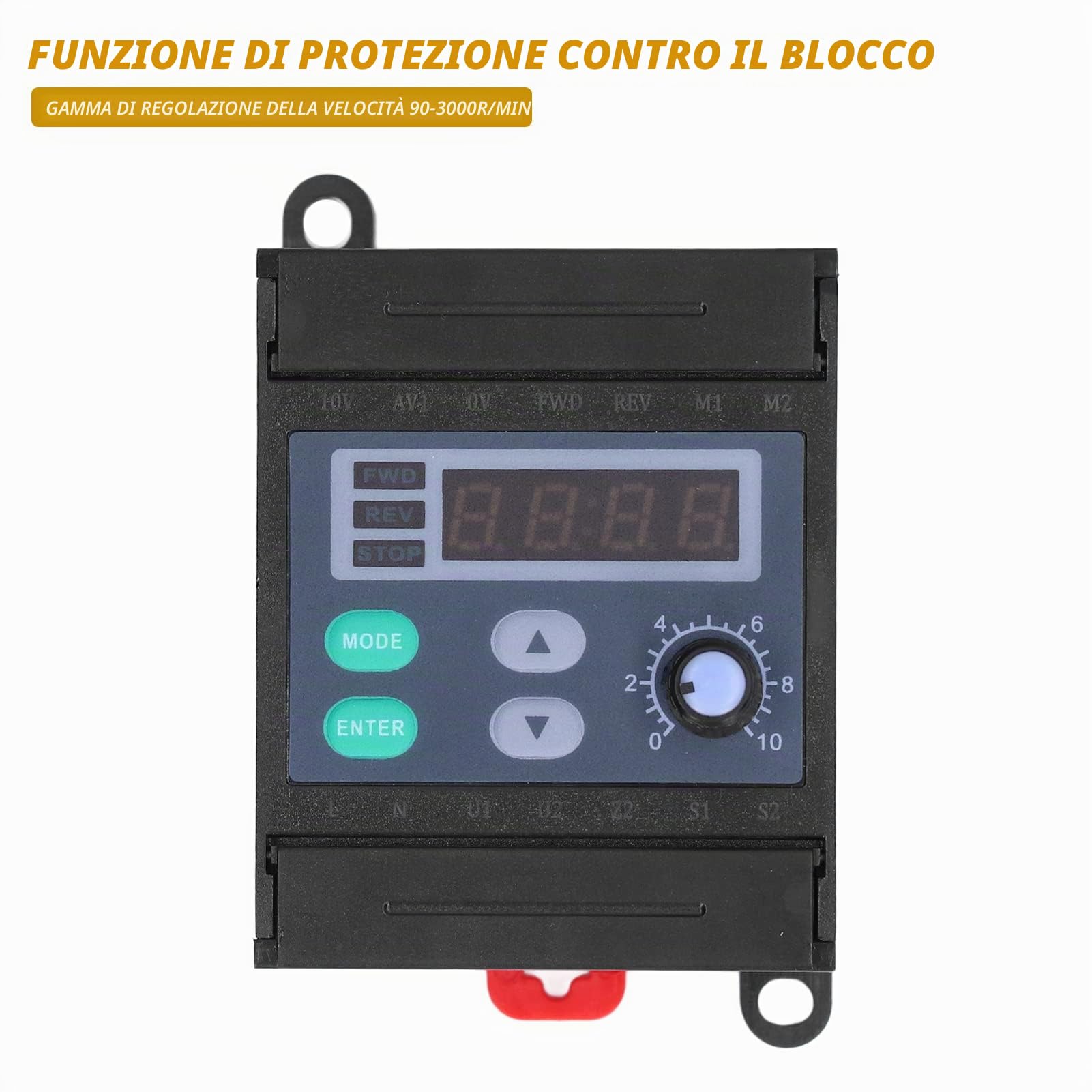 Controller di velocità del Motore, Controller Motore Monofase, Display Digitale Integrato Nell'accessorio Regolatore Monofase 220V