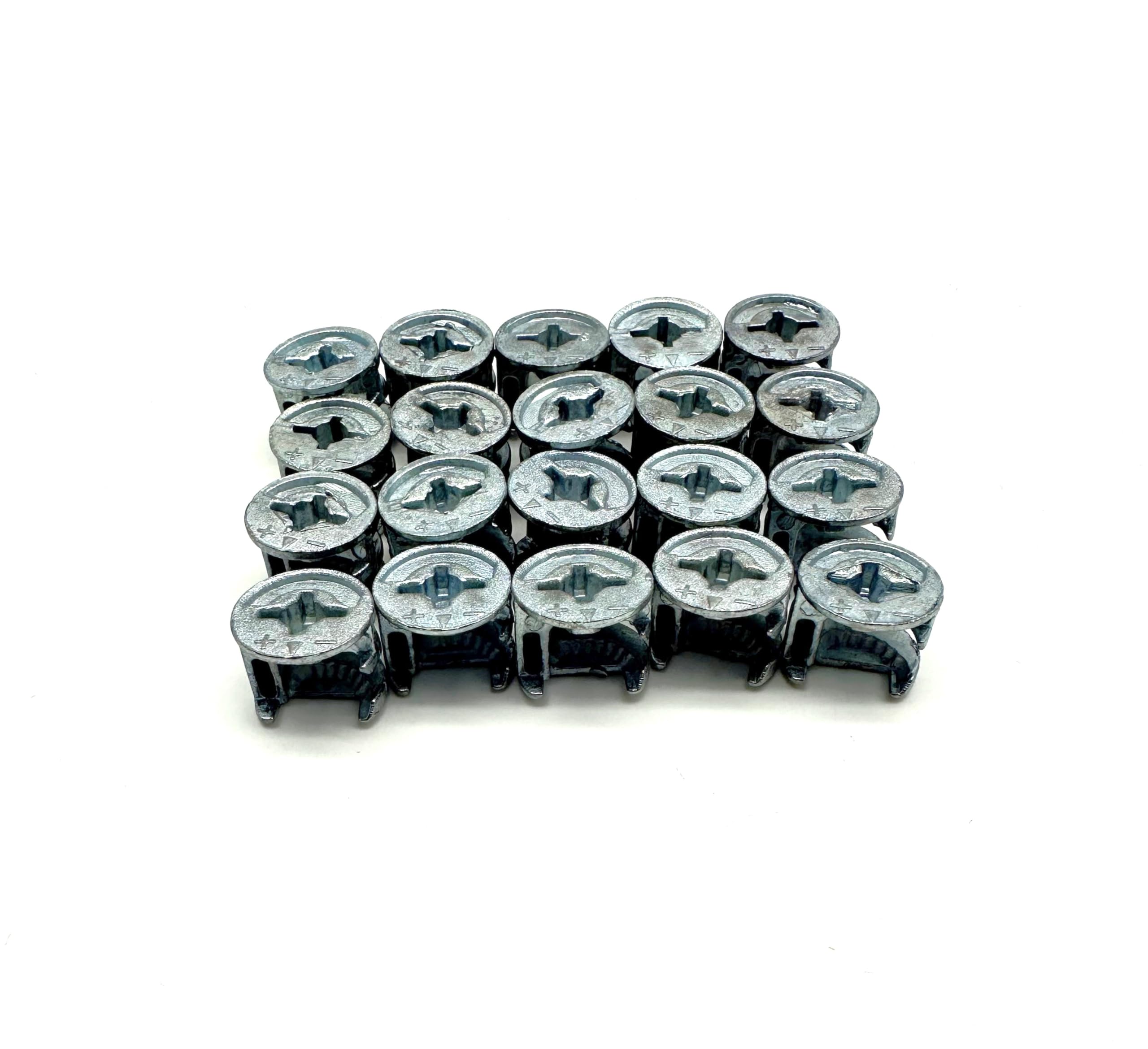 100 PCS Furniture Cam Locks and Nuts 15mm - Image 3