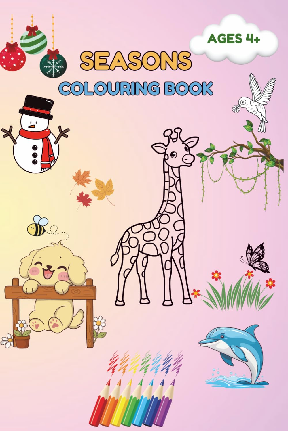 Seasons Colouring Books: Color the Seasons: A Magical Journey Through Summer, Autumn, Winter & Spring!