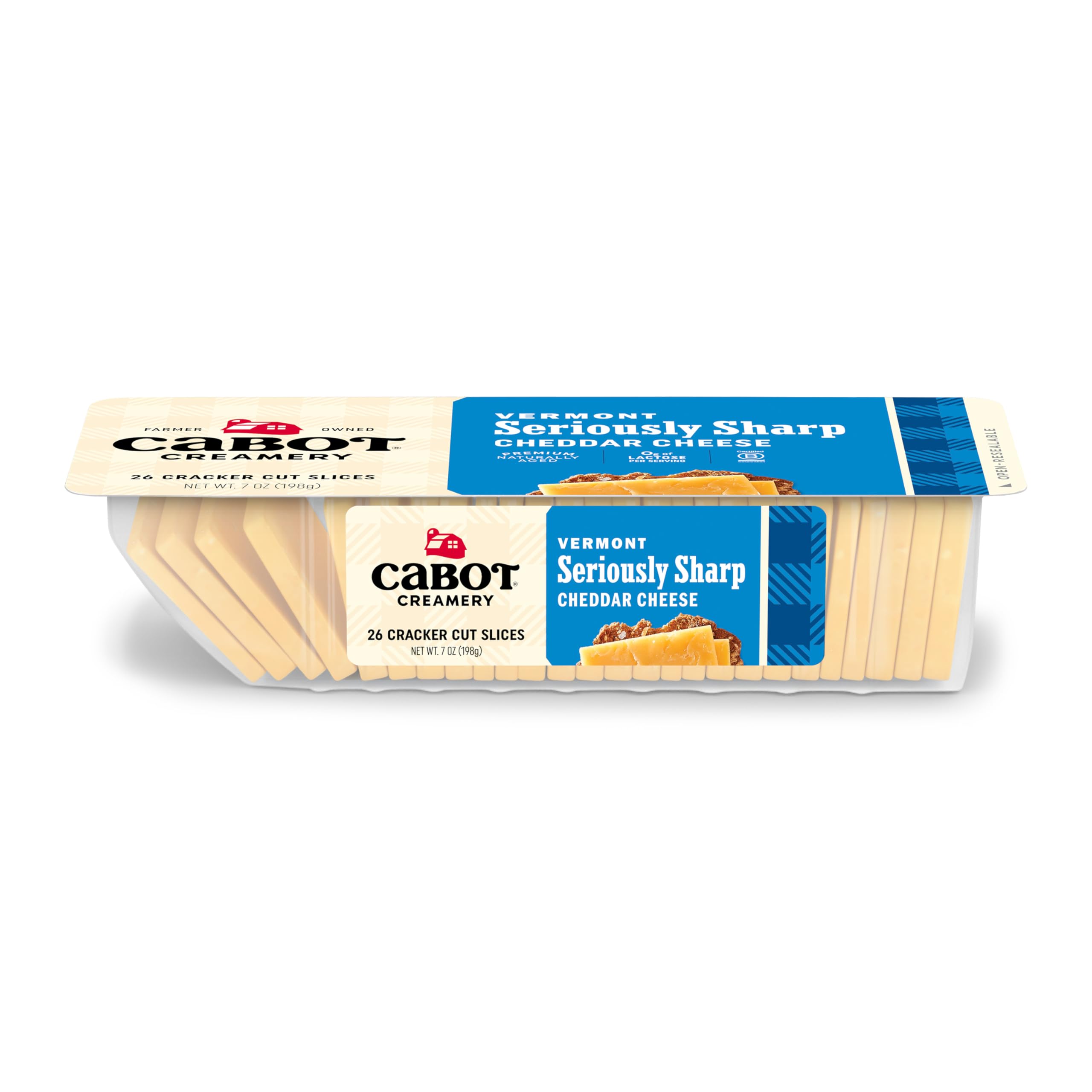 Seriously Sharp Yellow Cheddar Cheese Cracker Cuts - 7 oz.