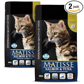 Matisse - Salmon & Tuna - Cat Dry Food - Adult (Pack of 2, Each 400Gms)