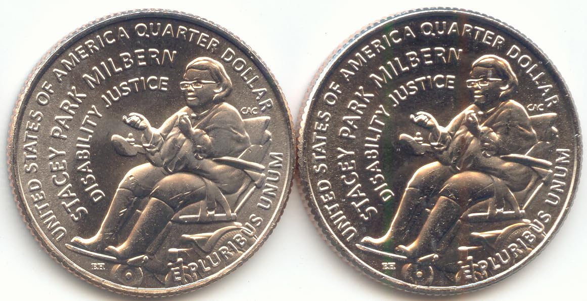2025 P,D American Women, Washington Stacey Park Milbern Quarter Uncirculated - Imagen 1