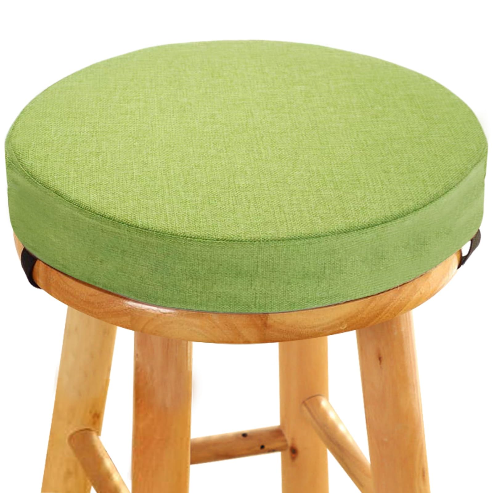 Uyeoco Color 7 45D Foam Round Seat Cushion 5/8Cm Thick,30/33/35/40/45/50Cm Anti-Slip Buckle Round Stool Cushion, Circle Dining Chair Pad With Removable Cover For Dining Kitchen Bar Chairs Indoors Outdoors(,45