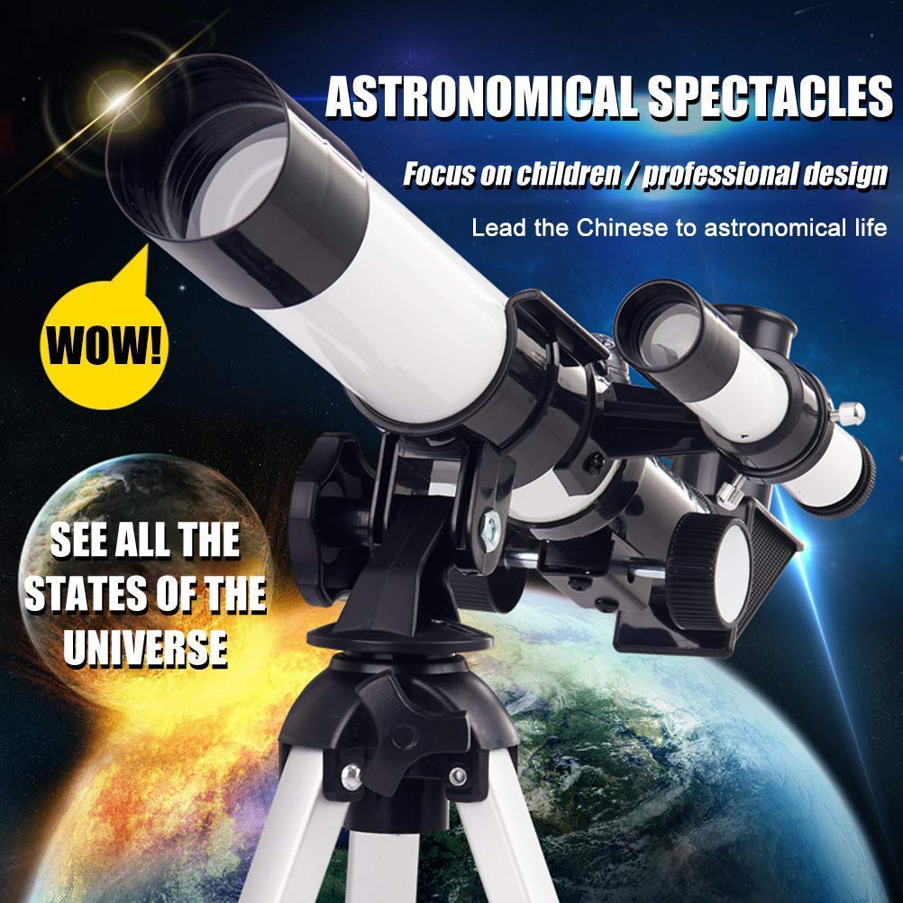 Teleskop astronomiczny Teleskop astronomiczny ze statywem Początkujący profesjonalny obserwacja gwiazd Hig, teleskop dla dzieci-teleskop astronomiczny o dużej rozdzielczości z dużym powiększeniem