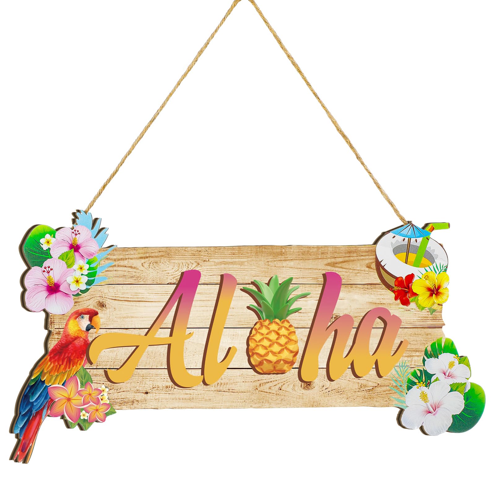 Aloha 木製看板など3点 Aloha 木製看板など3点 Aloha 木製看板など3点（ハワイアンALOHA