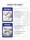 Gleema Fabric Whitener Powder for White Clothes | India’s #1 Chlorine Free Whitener Powder | Removes Haldi, Ink, Oil & Grease Stains in One Wash | Chlorine-Bleach Free Oxy Formula | 450 g gallery image