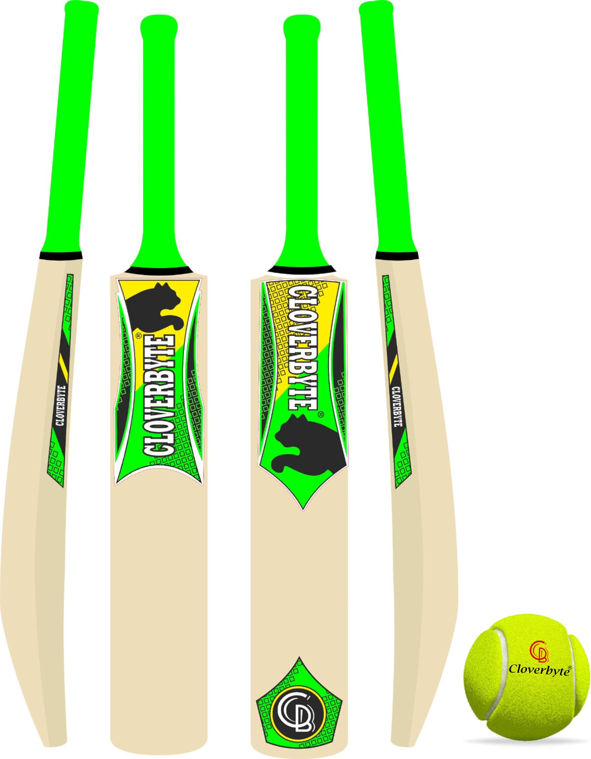 CLOVERBYTE 3 No. Size Hard PVC Plastic Bat with Tennis Ball for 4-8 Years Kids Cricket Kit (B0CS6HD2T1) Amazon Price History, Amazon Price Tracker