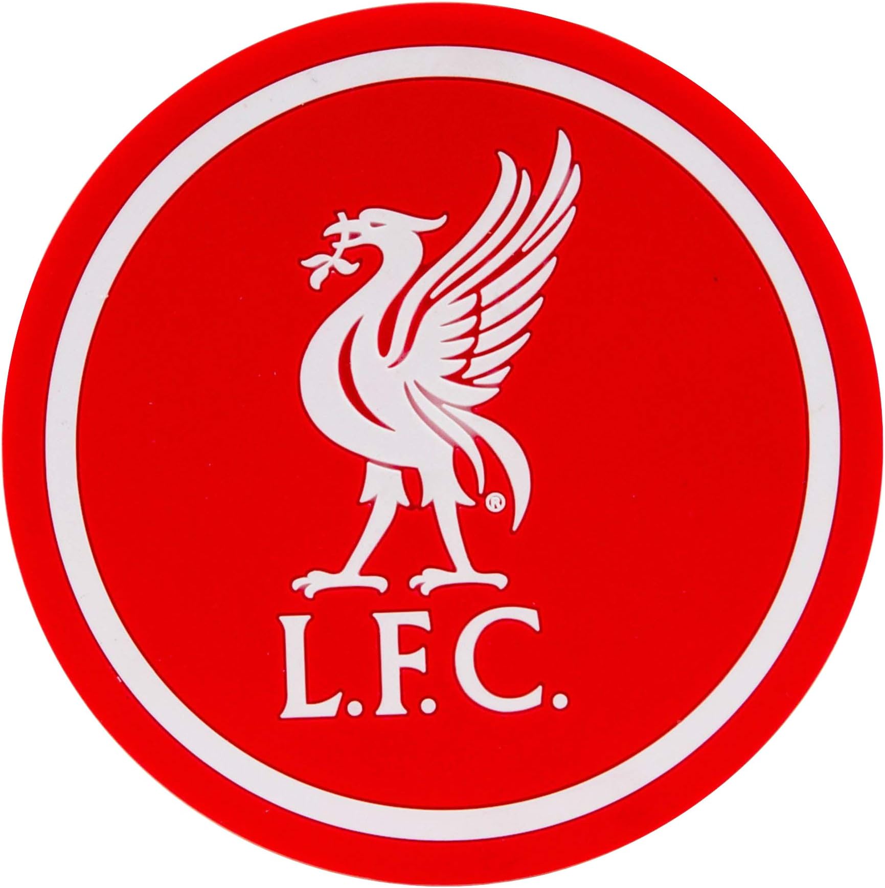 Liverpool F.C. Soft Rubber Round Crest Coaster 2 Pack