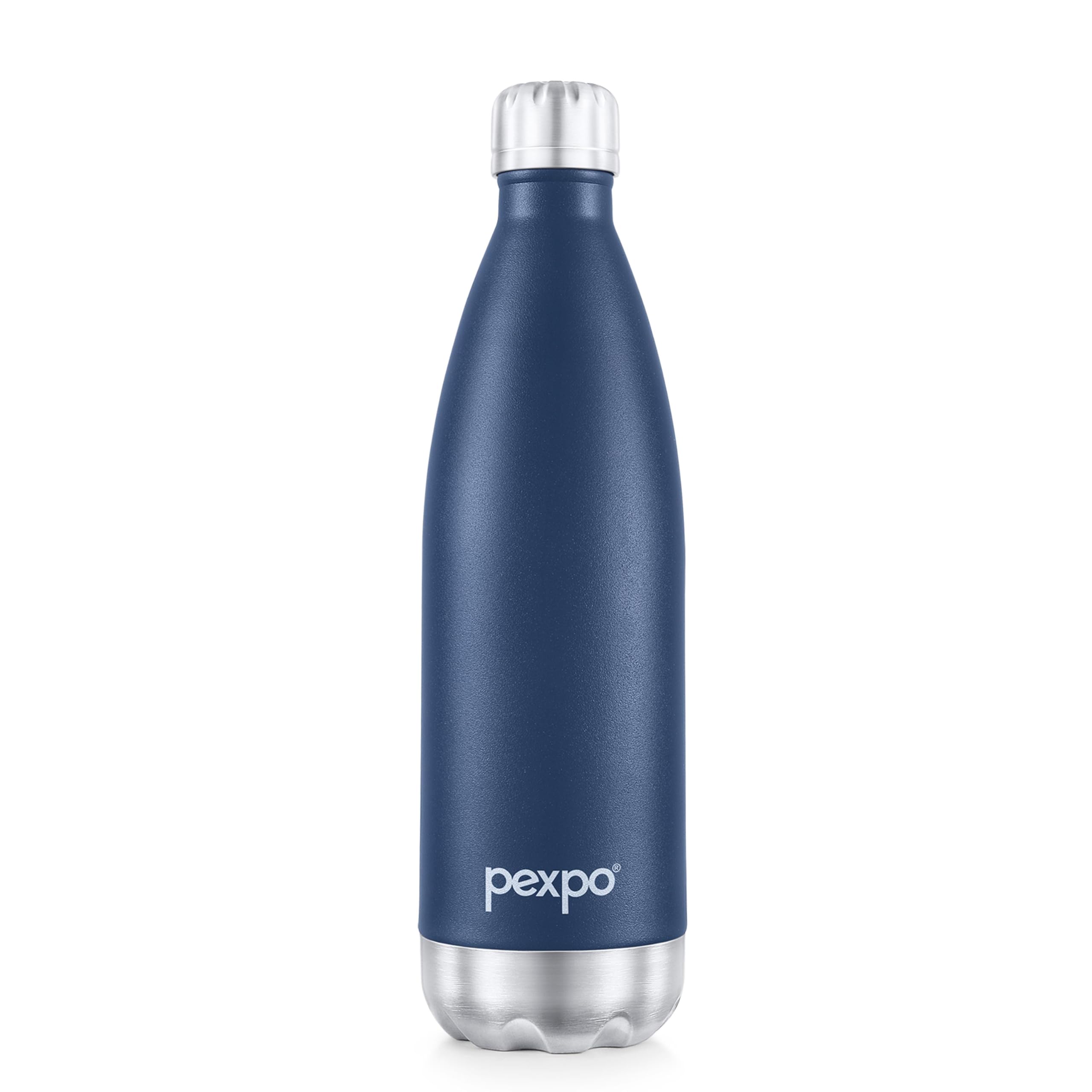 Go24 pexpo Stainless Steel Water Bottle Electro Denim Blue 750ml
