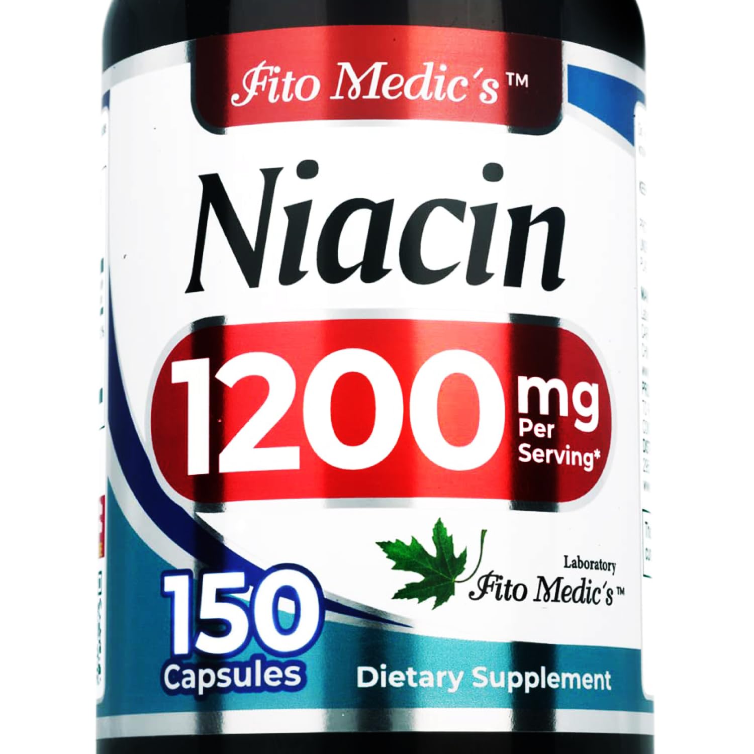 Lab - Niacin - Vitamin b3-1200 mg per Serving, 150 Capsules of - Vitamin b3 niacin - Ultra high Absorption.