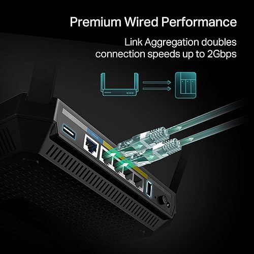 Miniatura 6 de TP-Link Router WiFi inteligente AC4000 - Enrutador de tres bandas, MU-MIMO, servidor VPN, control parental, CPU de 1.8 GHz, Gigabit, conformación de