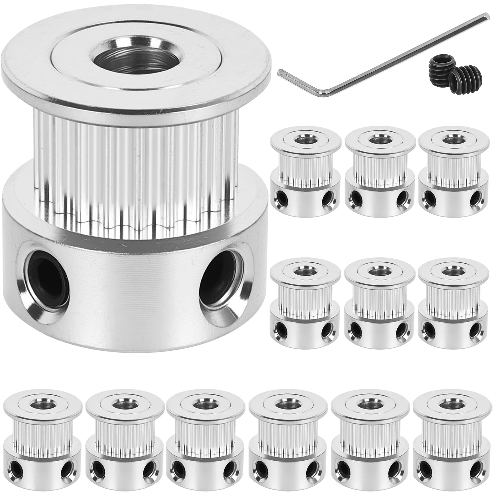 12 Pack GT2 Timing Belt Pulley 20 Teeth,8mm bore,synchronous Pulley — Amazon image 22