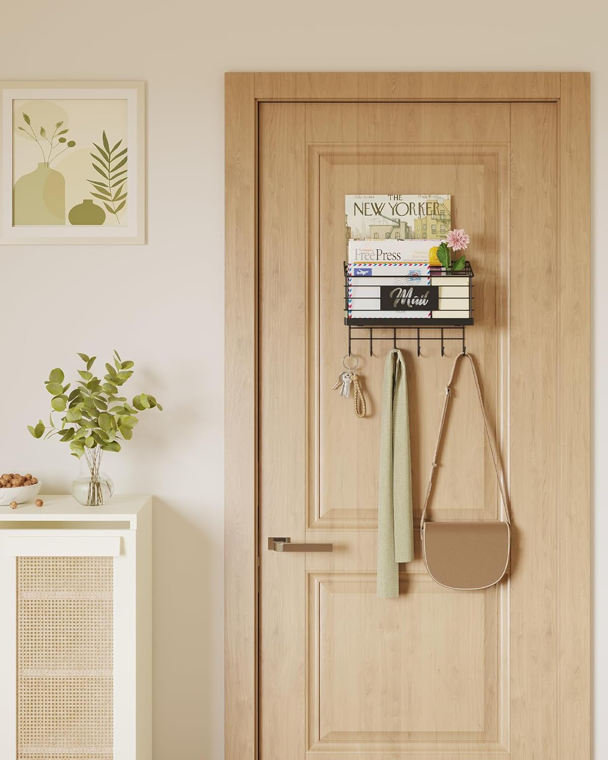 メールオーガナイザー カウンタートップ、メールホルダー、デスク用メールソーター、デスクトップメールバスケット、メールオーガナイザー壁