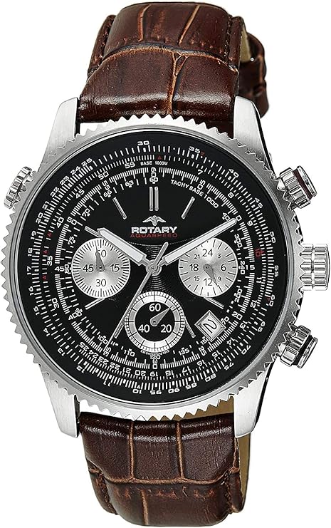 rotary interchangeable gents pilot watch gs00100