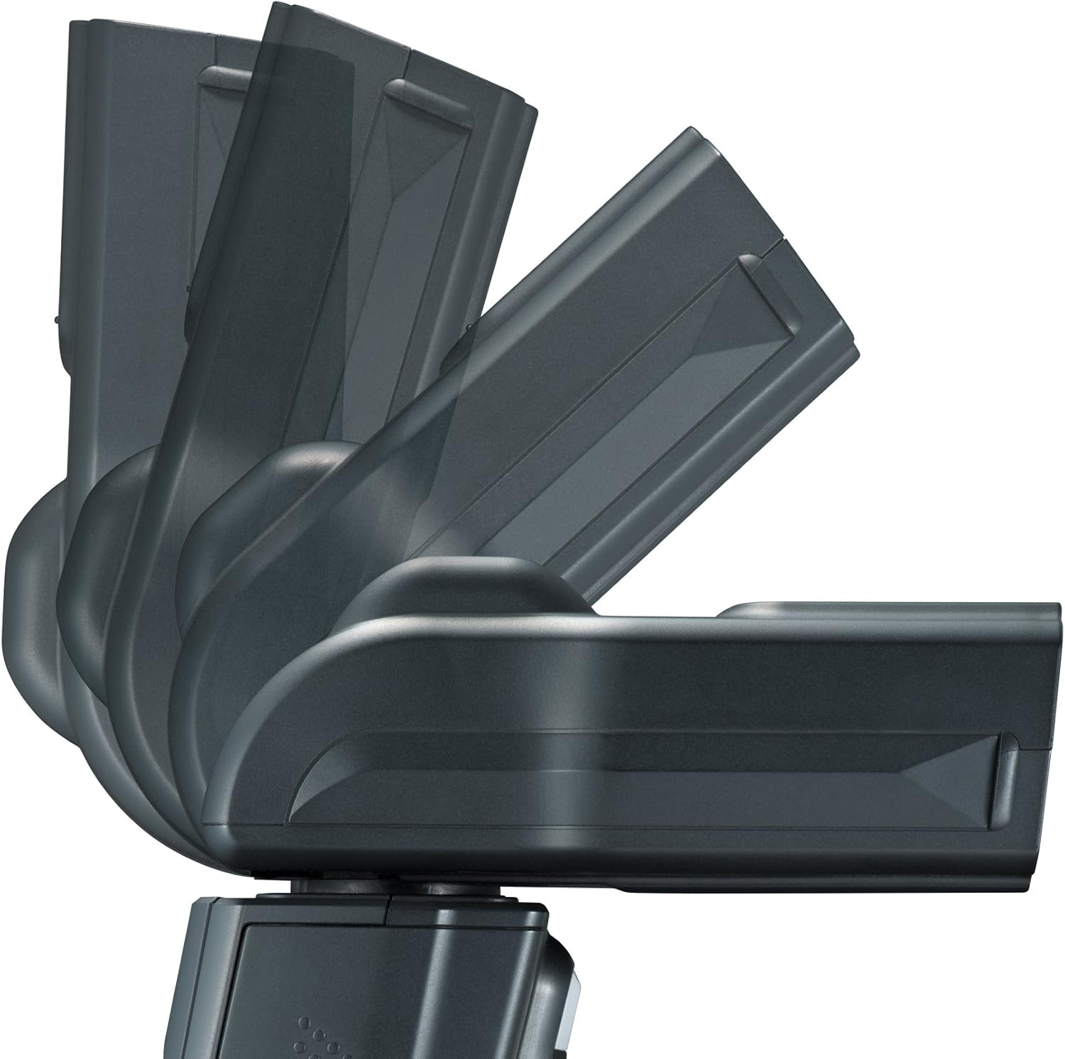 Latu view of Nissin i60A Flashgun showing bounce capability